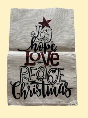 Christmas Yard Sign Joy Hope Love Peace Christmas - 3 for $10 or 5 for $15
